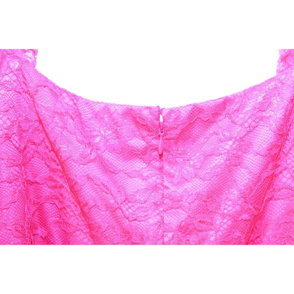NEW Majorelle x Revolve Brielle Lace Blouson Sleeve Mini Dress Pink XL Date Nite - Picture 9 of 12